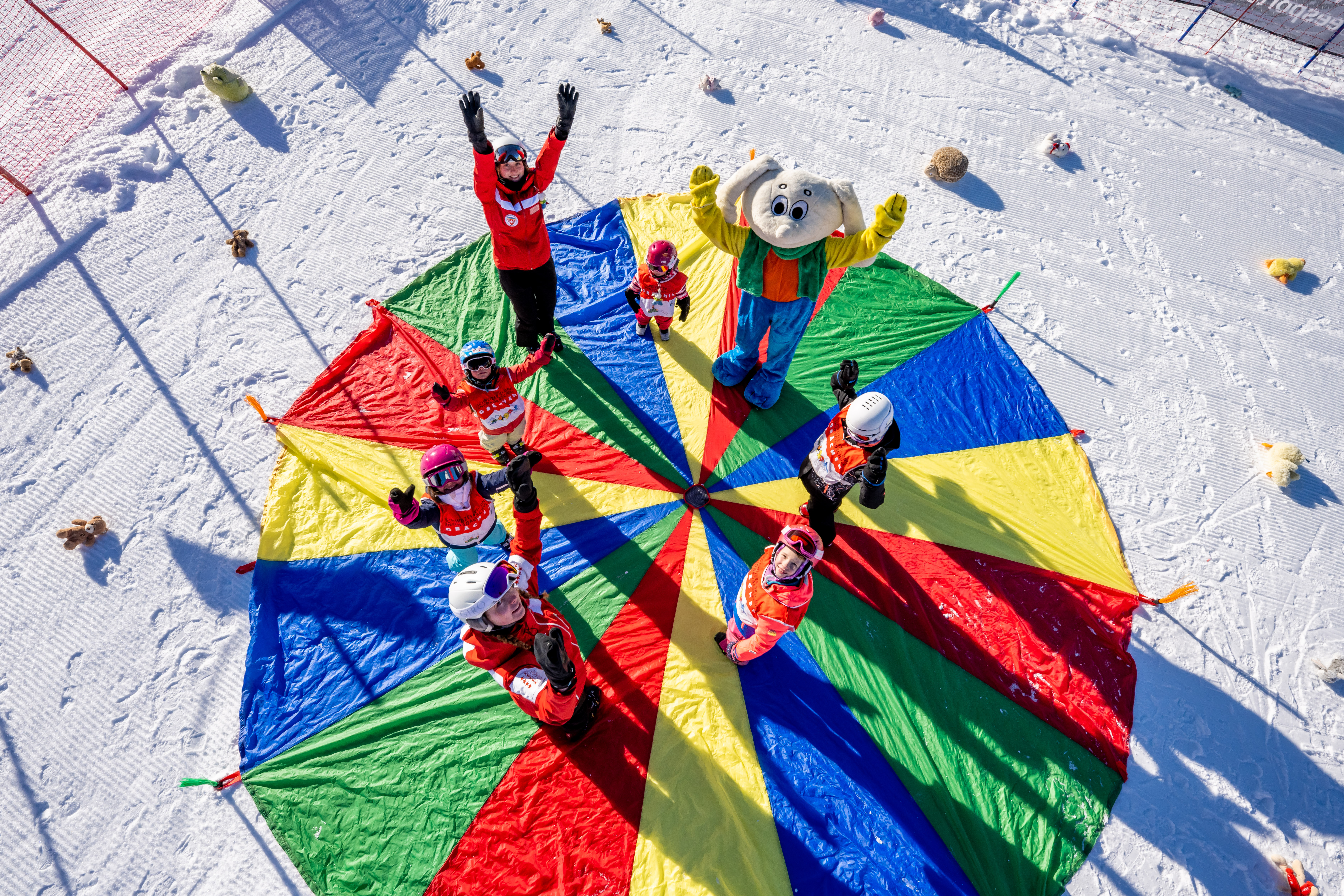 Proef skilessen voor kinderen (3-6 jaar) voor Beginners.