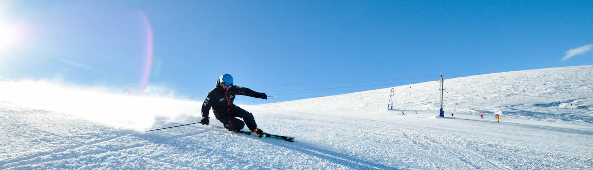 Clases particulares de esquí telemark para todos los niveles.