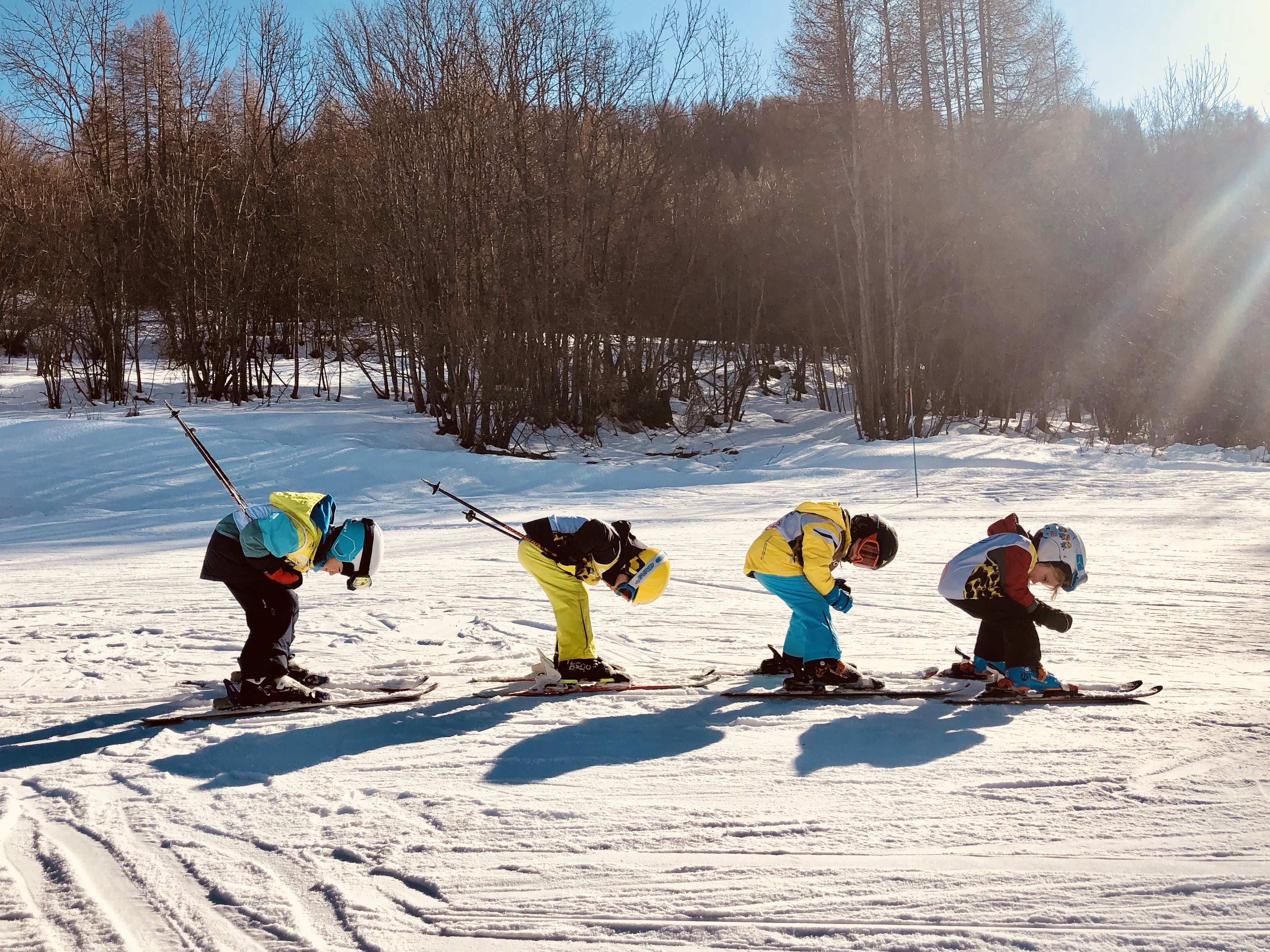 Cours de ski Enfants (3-15 ans) pour Skieurs avec expérience - Week-end.