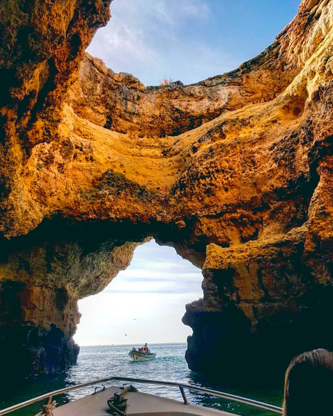 Giro in barca privata da Armação de Pêra alle grotte dell'Algarve - 1h30.