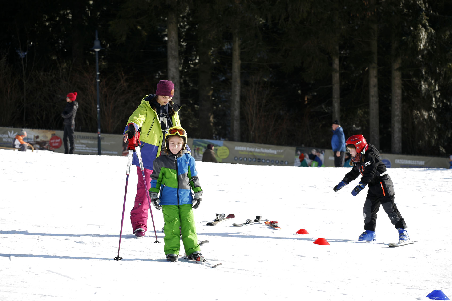 Skilessen voor kinderen (7-12 jaar) voor beginners.