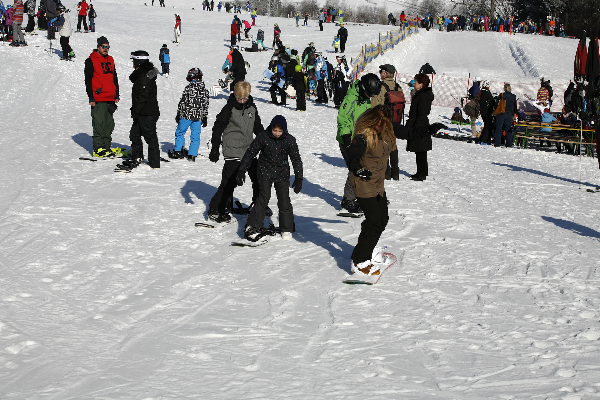 Snowboardlessen voor kinderen (8-12 jaar) van alle niveaus.
