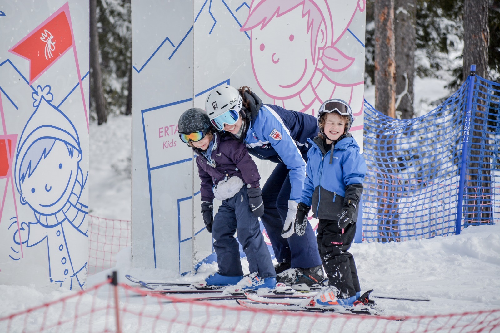 Private Kids Ski Lessons (3-12 y.) for All Levels from Alessia Pescoller.