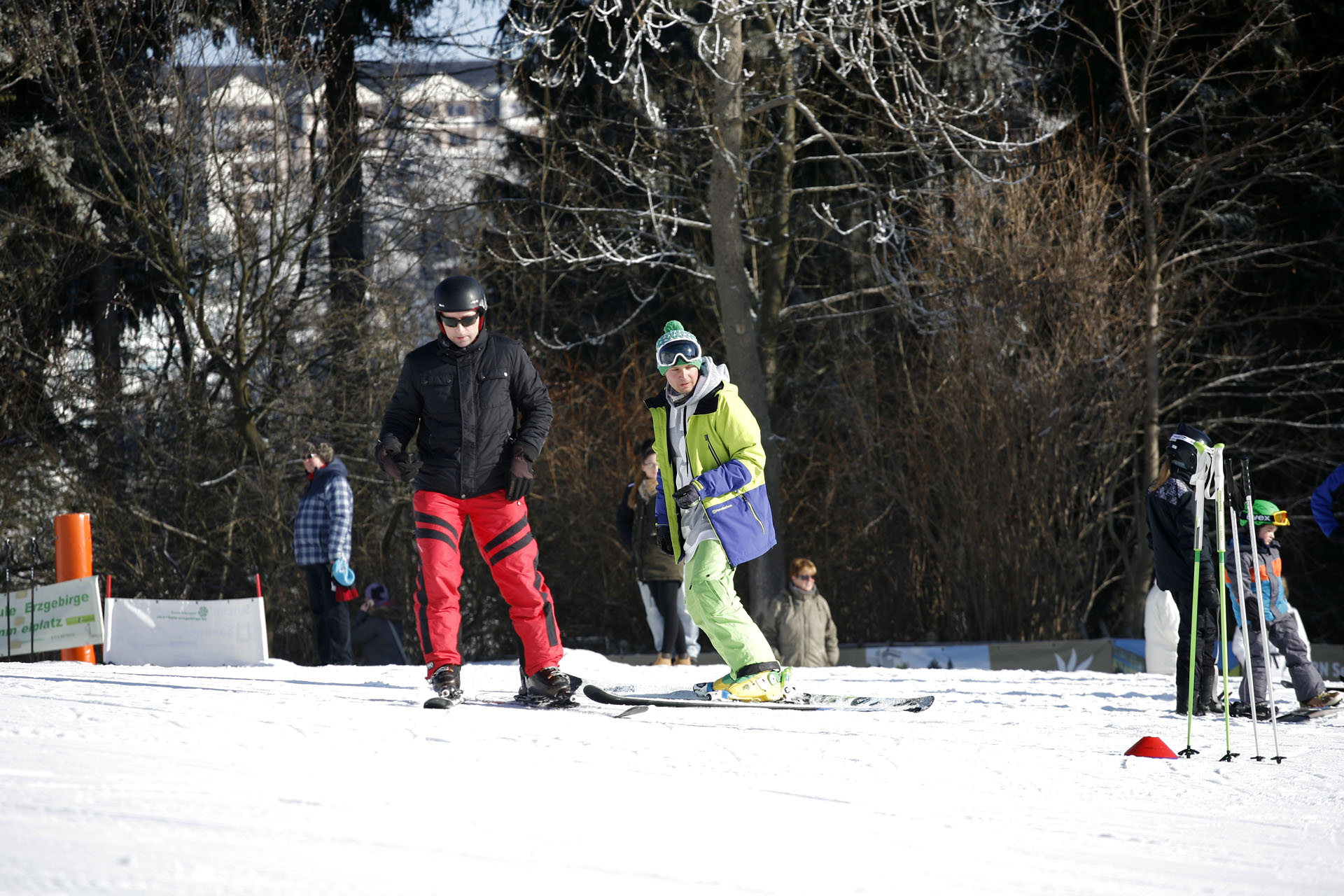 Privé skilessen voor volwassenen van alle niveaus met Schneesport Oberwiesenthal.
