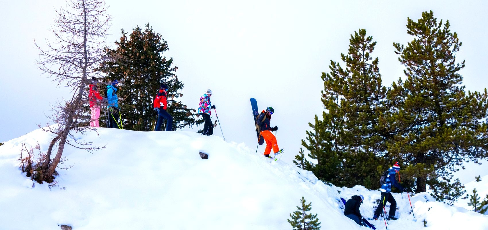 Snowshoeing Tour for All Levels from Ski School ESF Plagne Bellecôte.