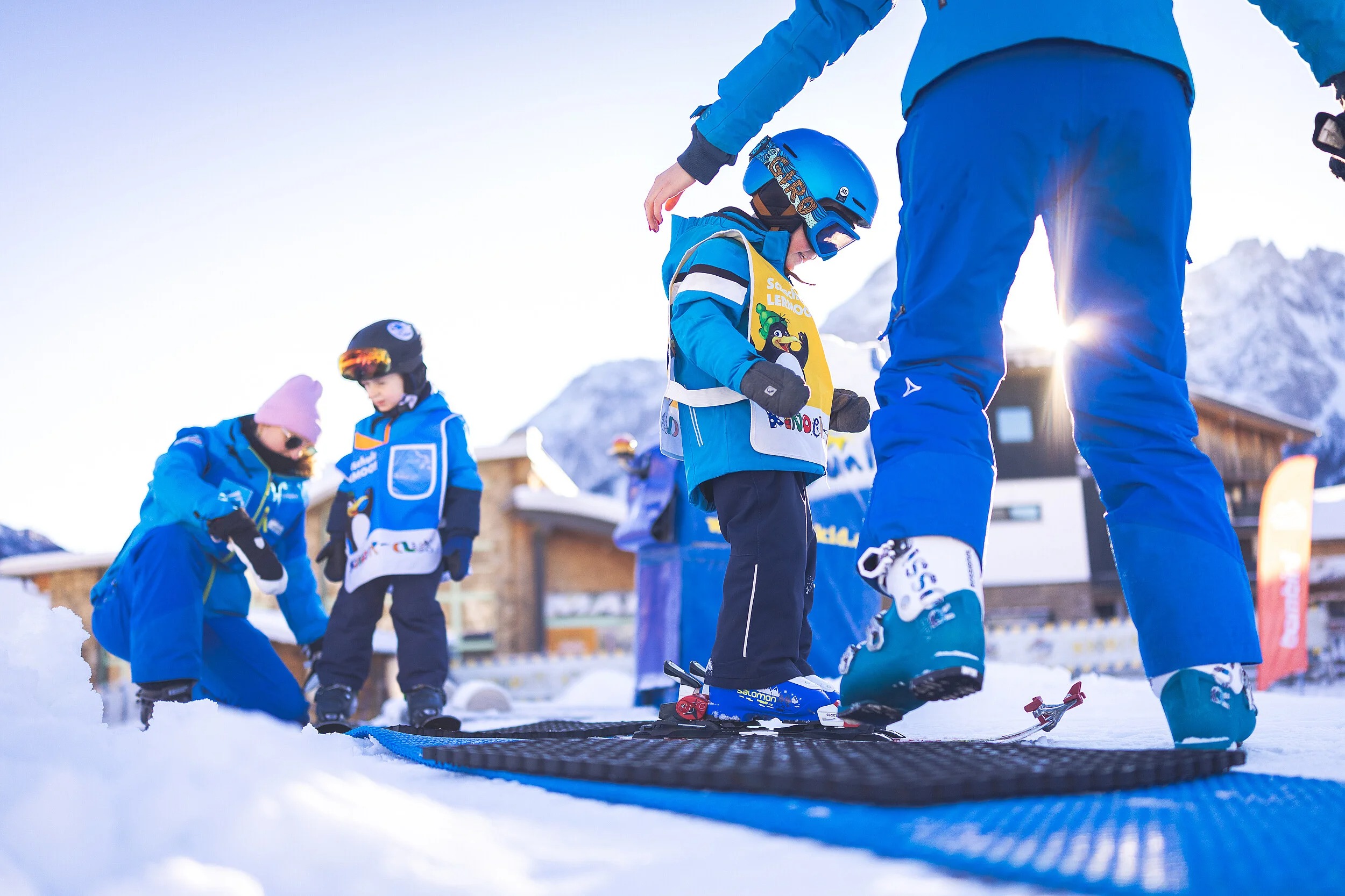 Cours de ski Enfants (4-6 ans) pour Débutants avec Tiroler Skischule Lermoos Pepi Pechtl.