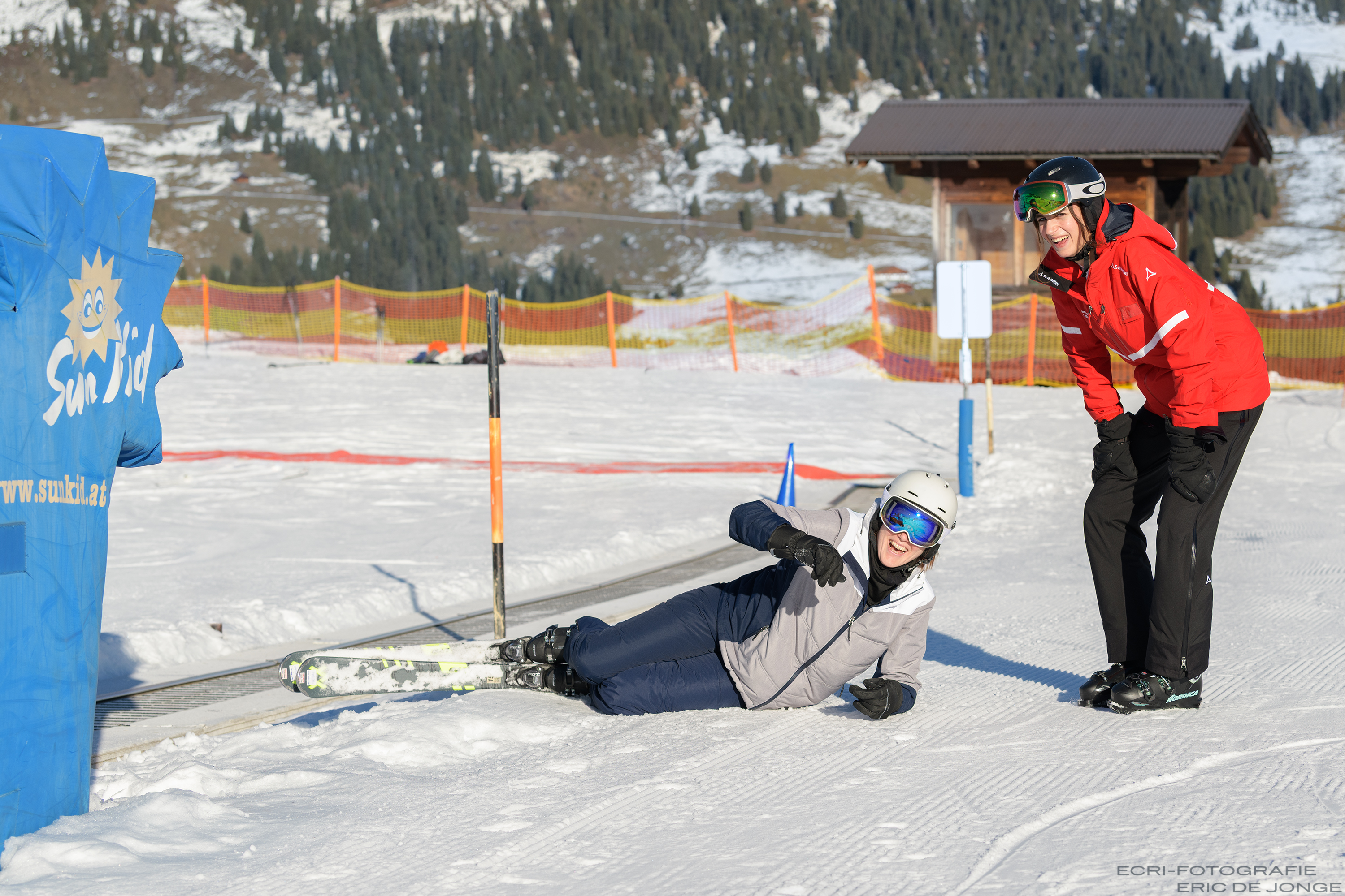 Skilessen voor volwassenen voor beginners.