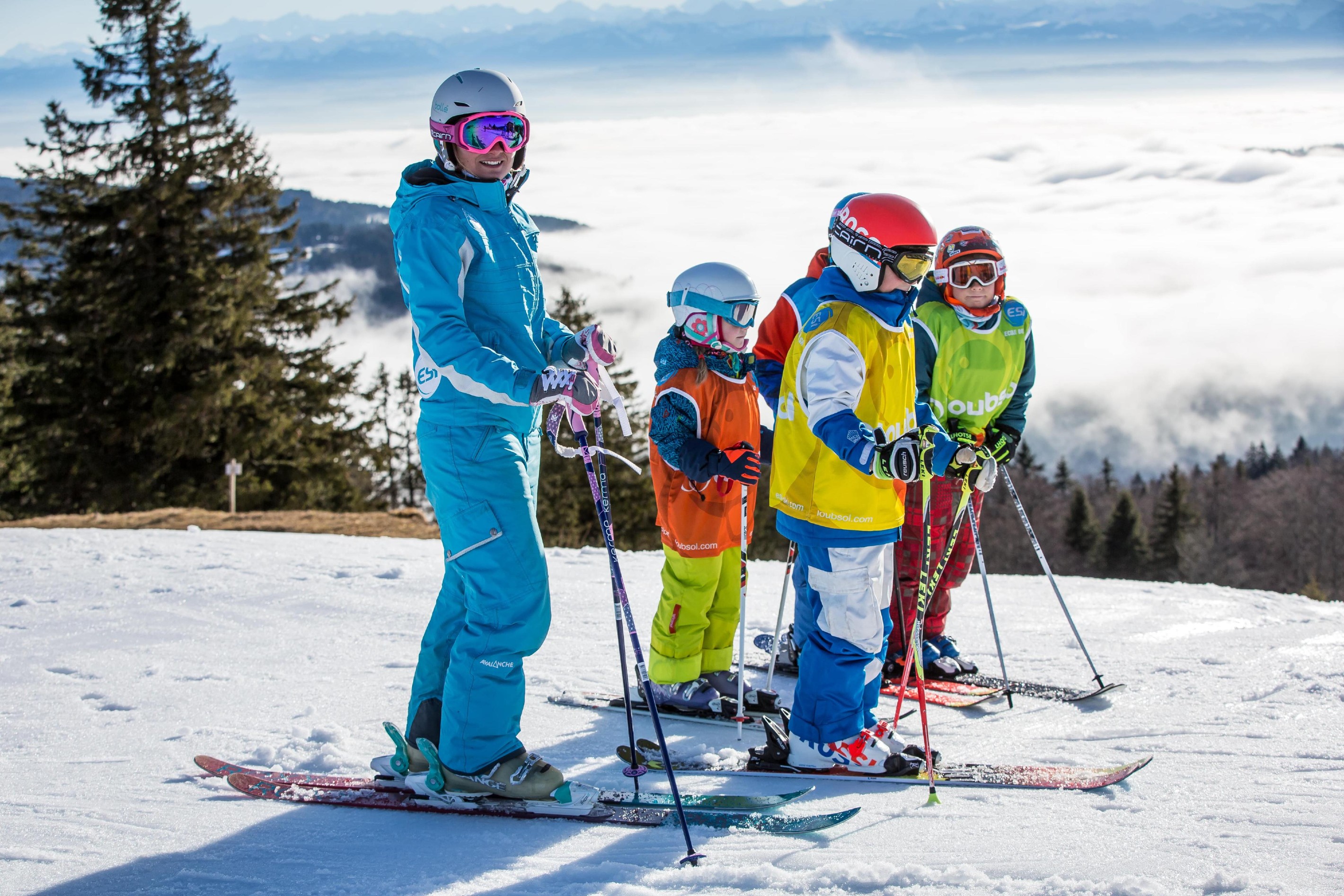 Cours de ski Enfants (7-14 ans) - Max. 5 Participants avec ESI La Clusaz - École de ski.