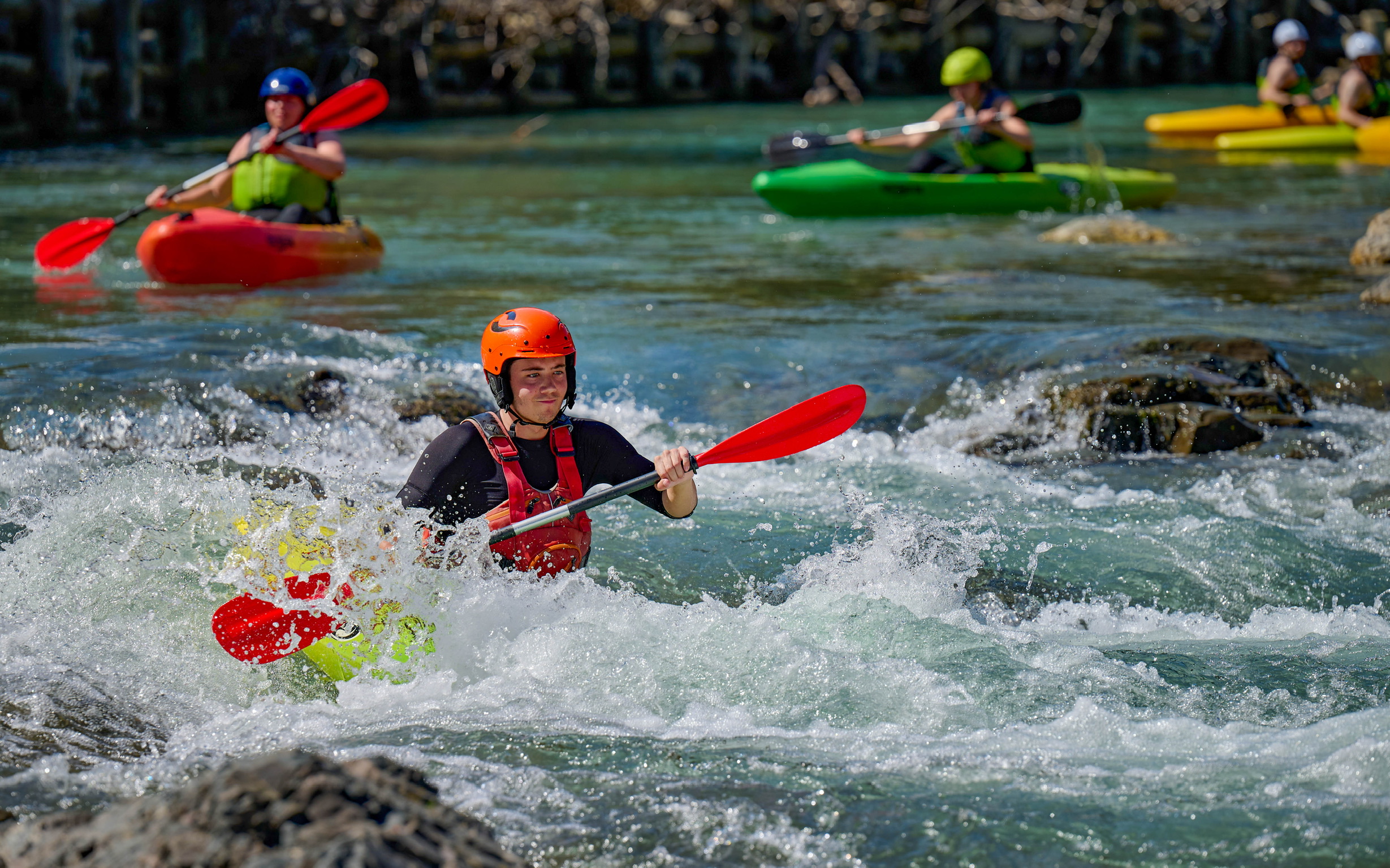 Adventure Kayaking on the Sava River from 3 Rivers Bled.