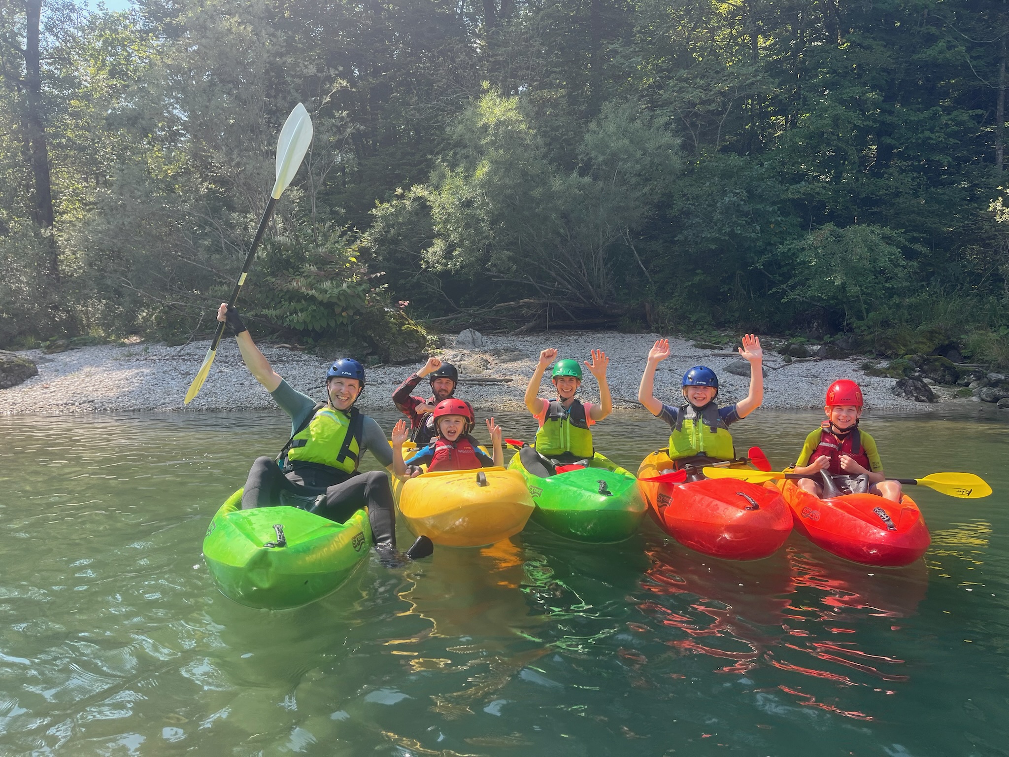 Adventure Kayaking on the Sava River.