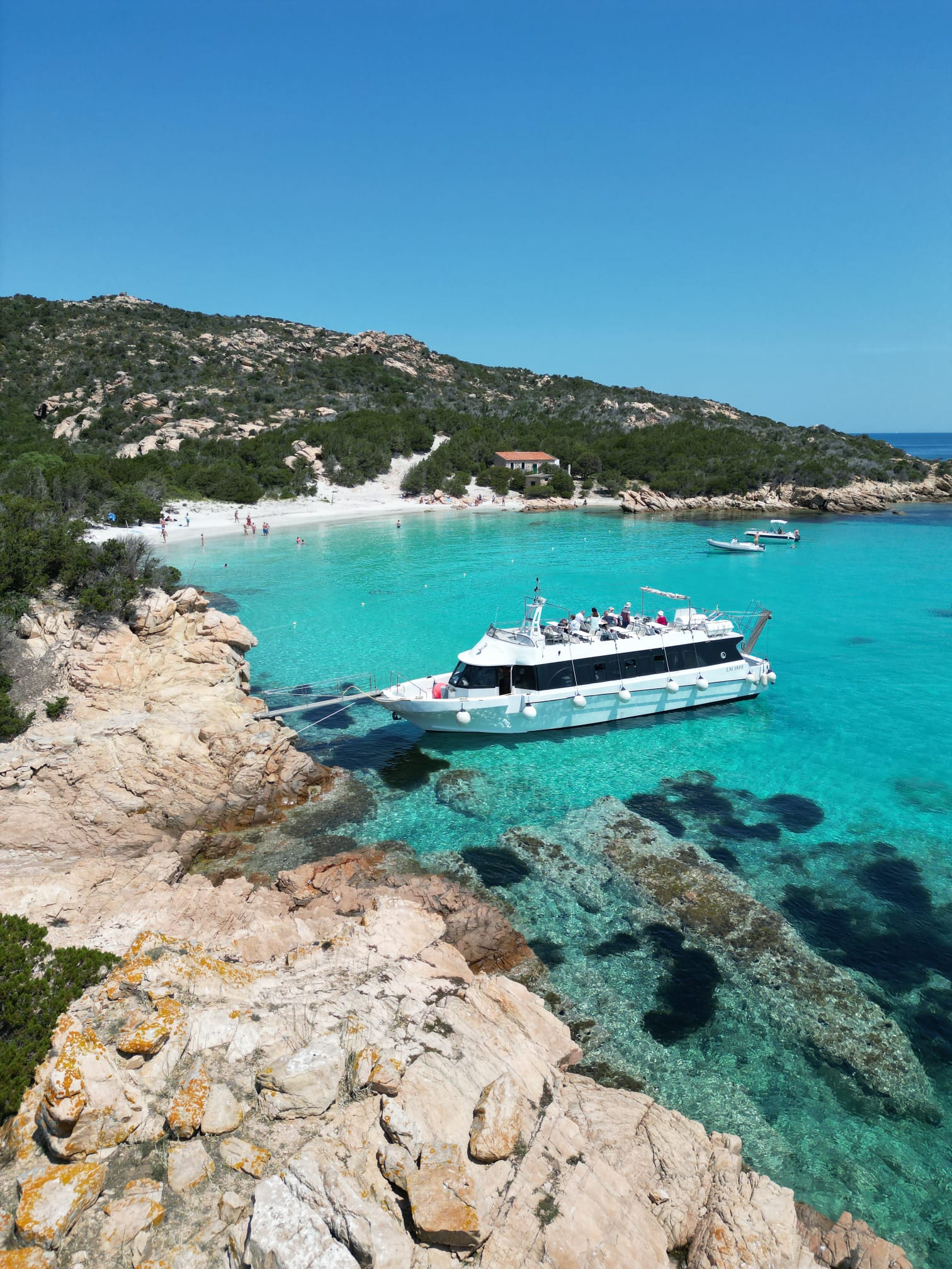 Full Day Boat Tour to La Maddalena Archipelago with Swimming Stops.