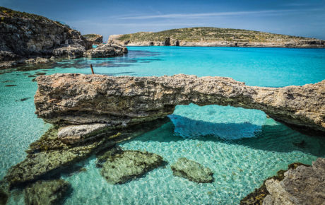 Sunset Boat Trip to the Blue & Comino Caves with Swimming from Malta from Xlendi Pleasure Cruises.