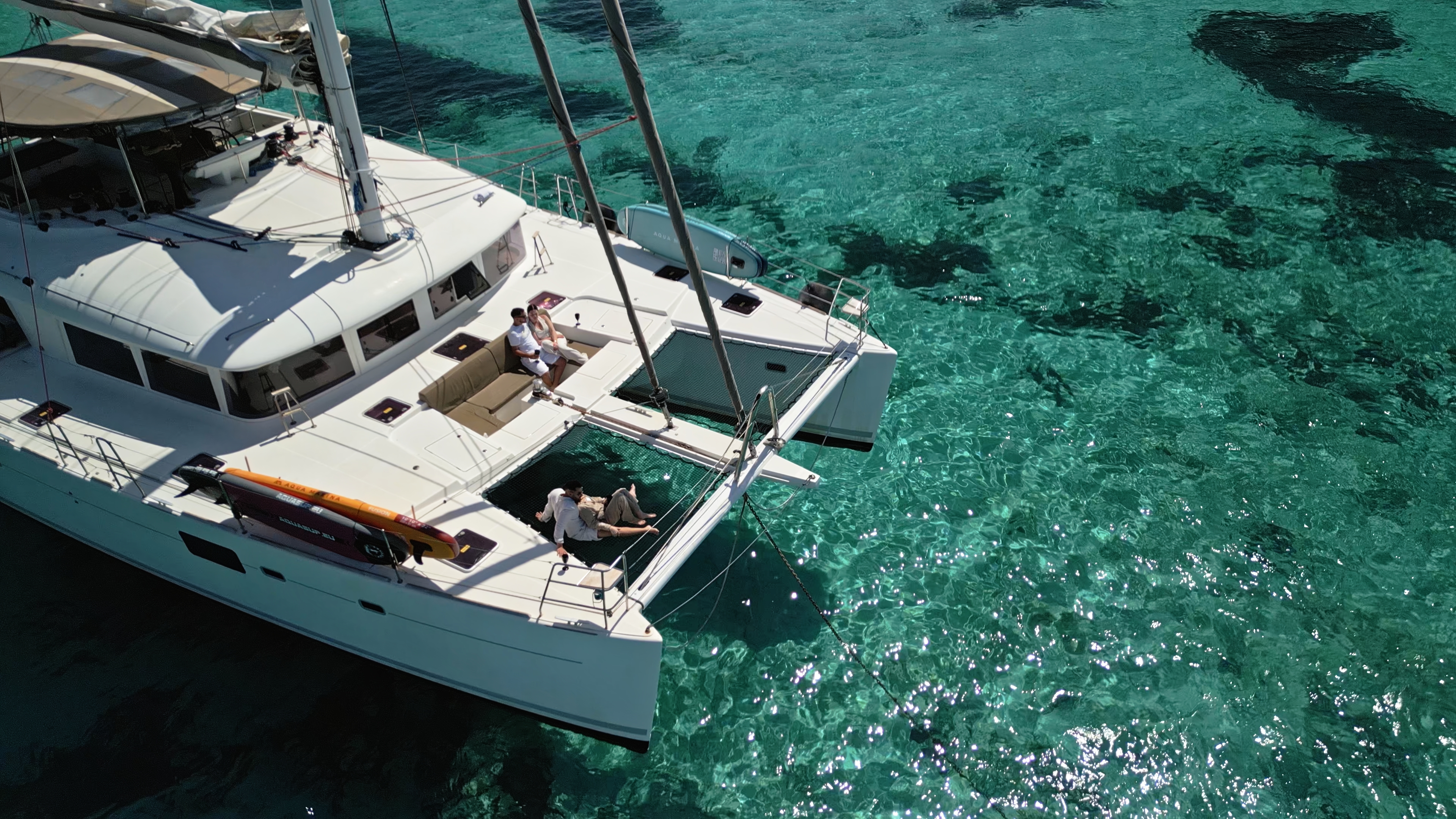 Luxury Catamaran Trip from Kissamos to Balos & Gramvousa with SUP & Lunch from Cretan Sailing Cruises Chania.