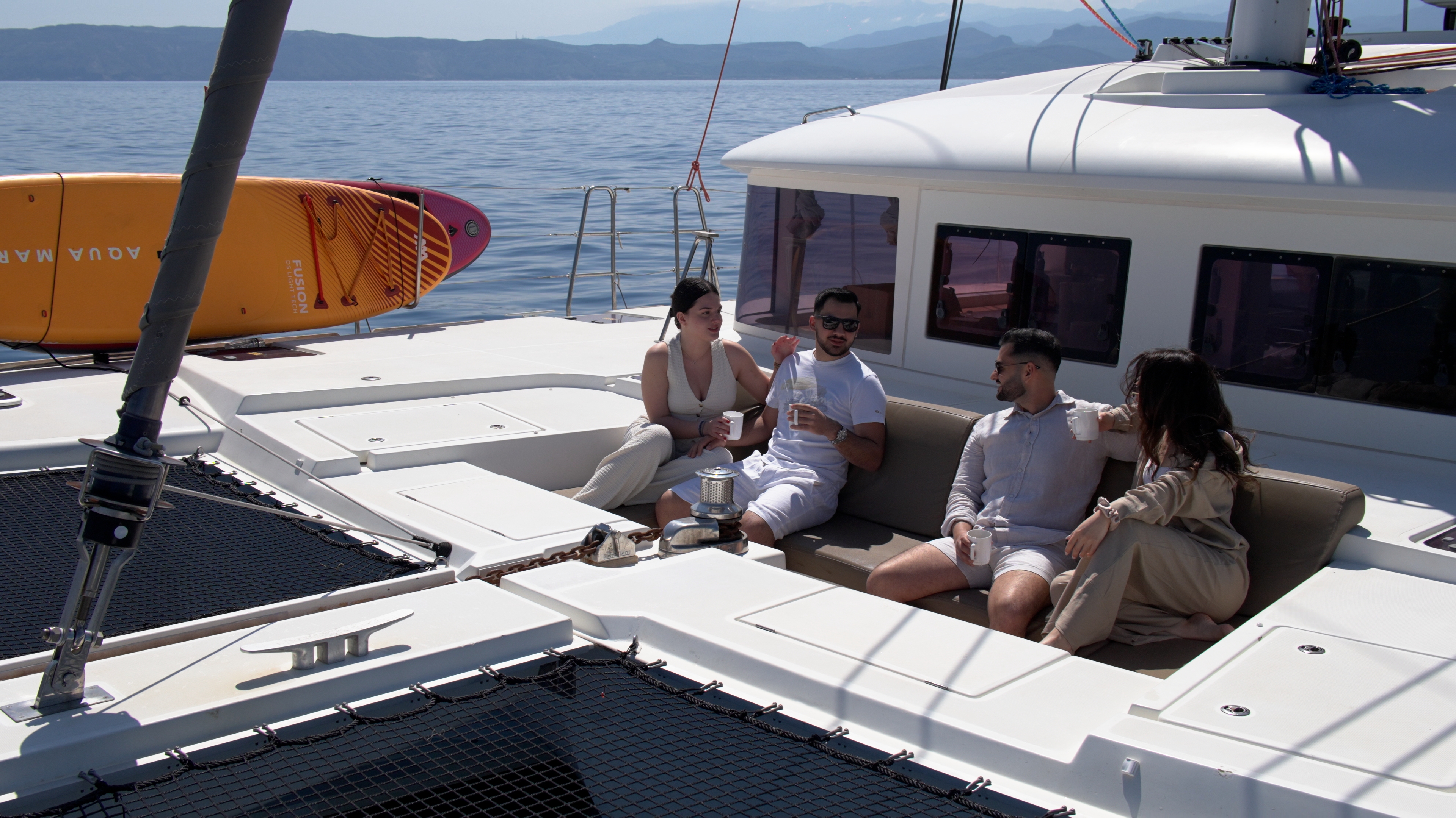 Luxury Catamaran Trip from Kissamos to Balos & Gramvousa with SUP & Lunch.