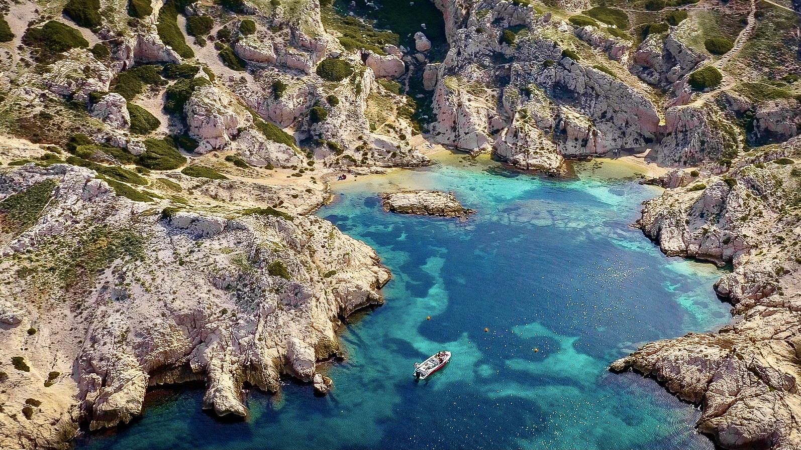 Boottocht naar het Nationaal Park Calanques met zwemmen.