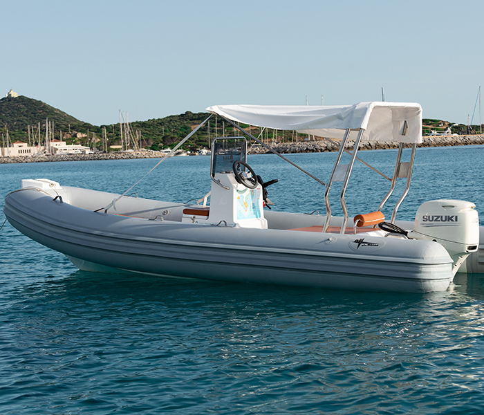 RIB Boat Rental (up to 10 people) without Licence in Villasimius.