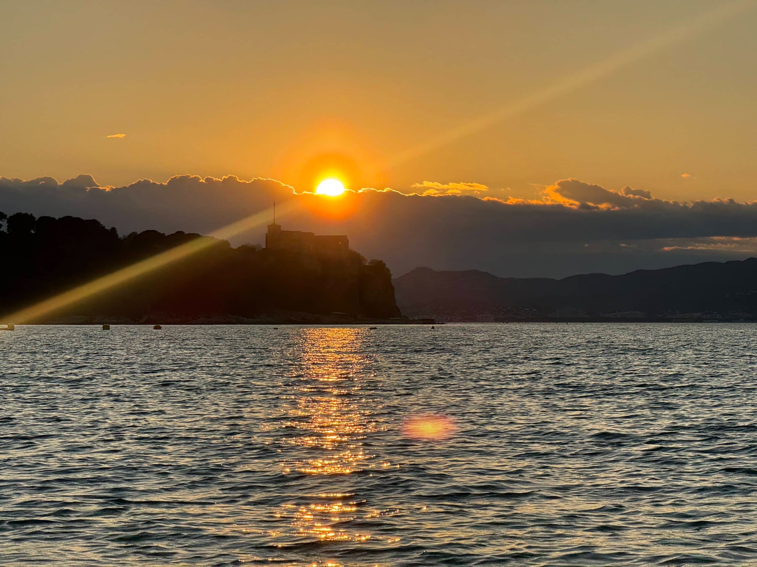 Sunset Sailing Boat Trip off the Coast of Antibes with Aperitif.
