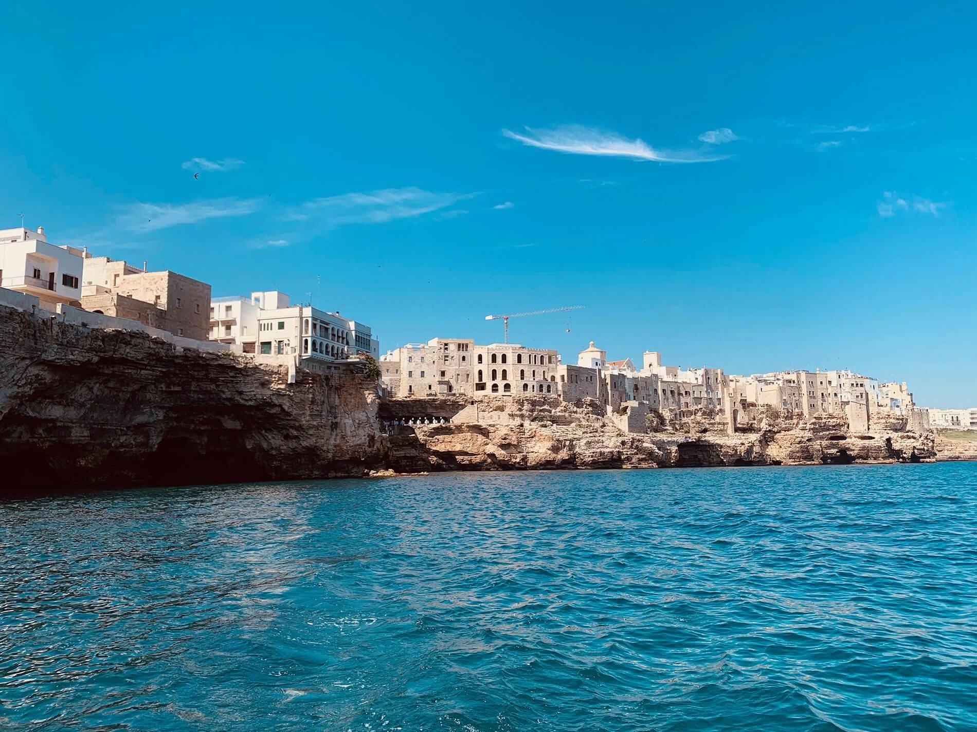 Private Bootstour zu den Höhlen von Polignano a Mare mit Aperitif - 3h.