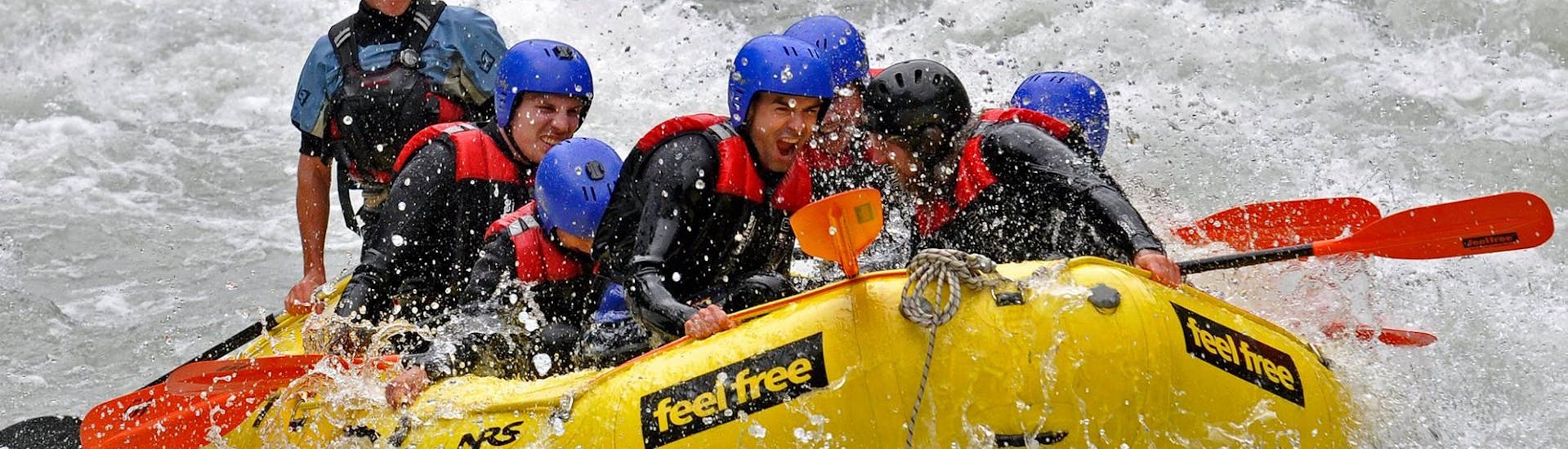 Rafting on Ötztaler Ache - White Water Professional Tour with feelfree Outdoor Professionals Ötztal.
