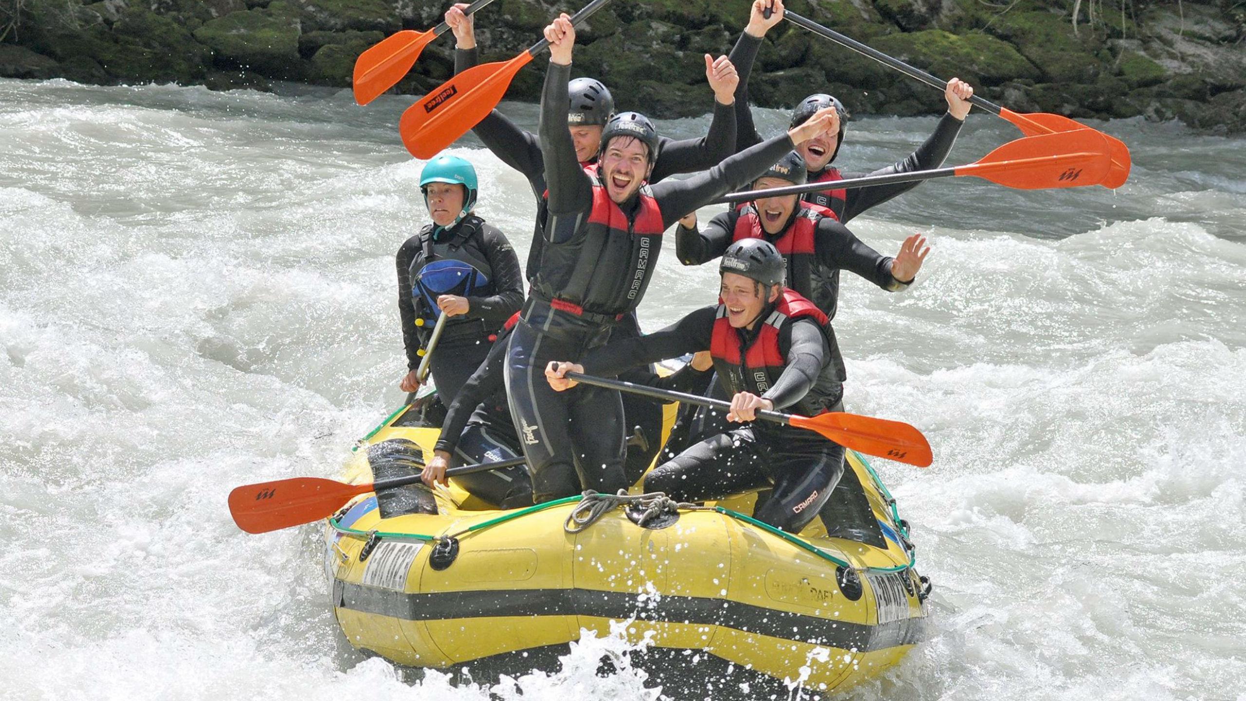 Rafting per esperti a Haiming - Ötztaler Ache con feelfree Outdoor Professionals Ötztal.