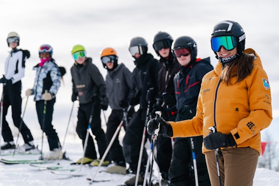 Group Adult Ski Lessons for Absolute Beginners
