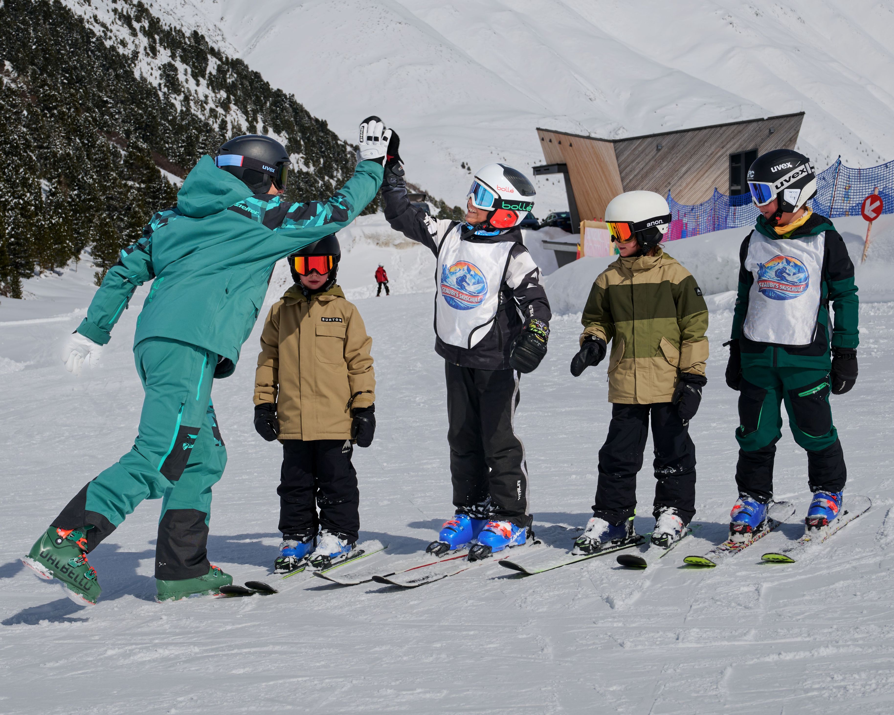 Kinder-Skikurs (5-11 J.) für alle Levels.