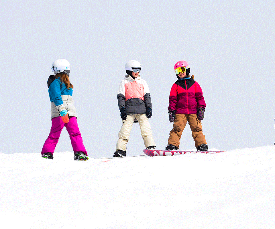 Snowboardlessen voor kinderen (9-16 jaar) voor beginners - Snowboardweekendkamp.