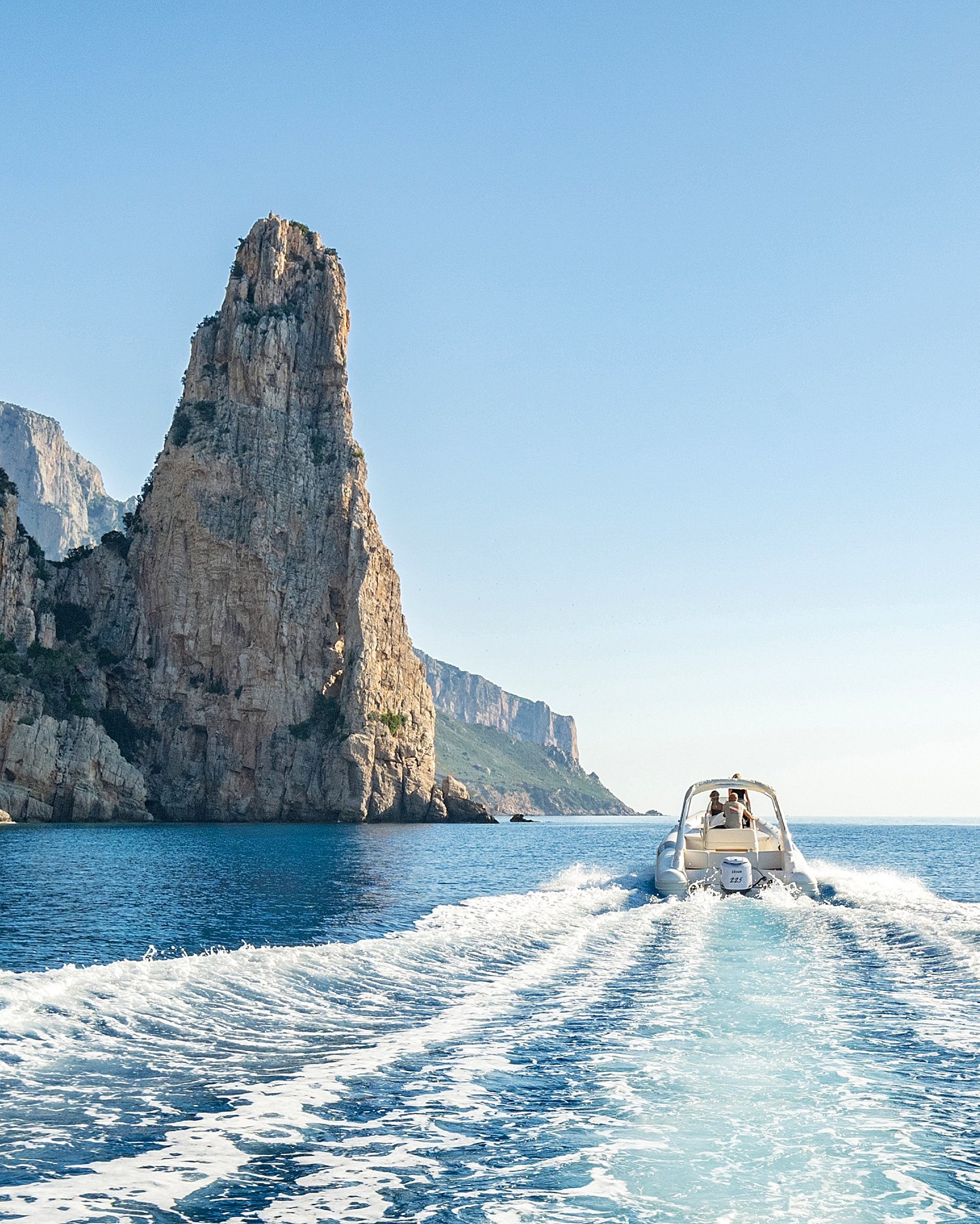 RIB Boat Rental in Santa Maria Navarrese (up to 8 people) - "Joker 5.80 m".