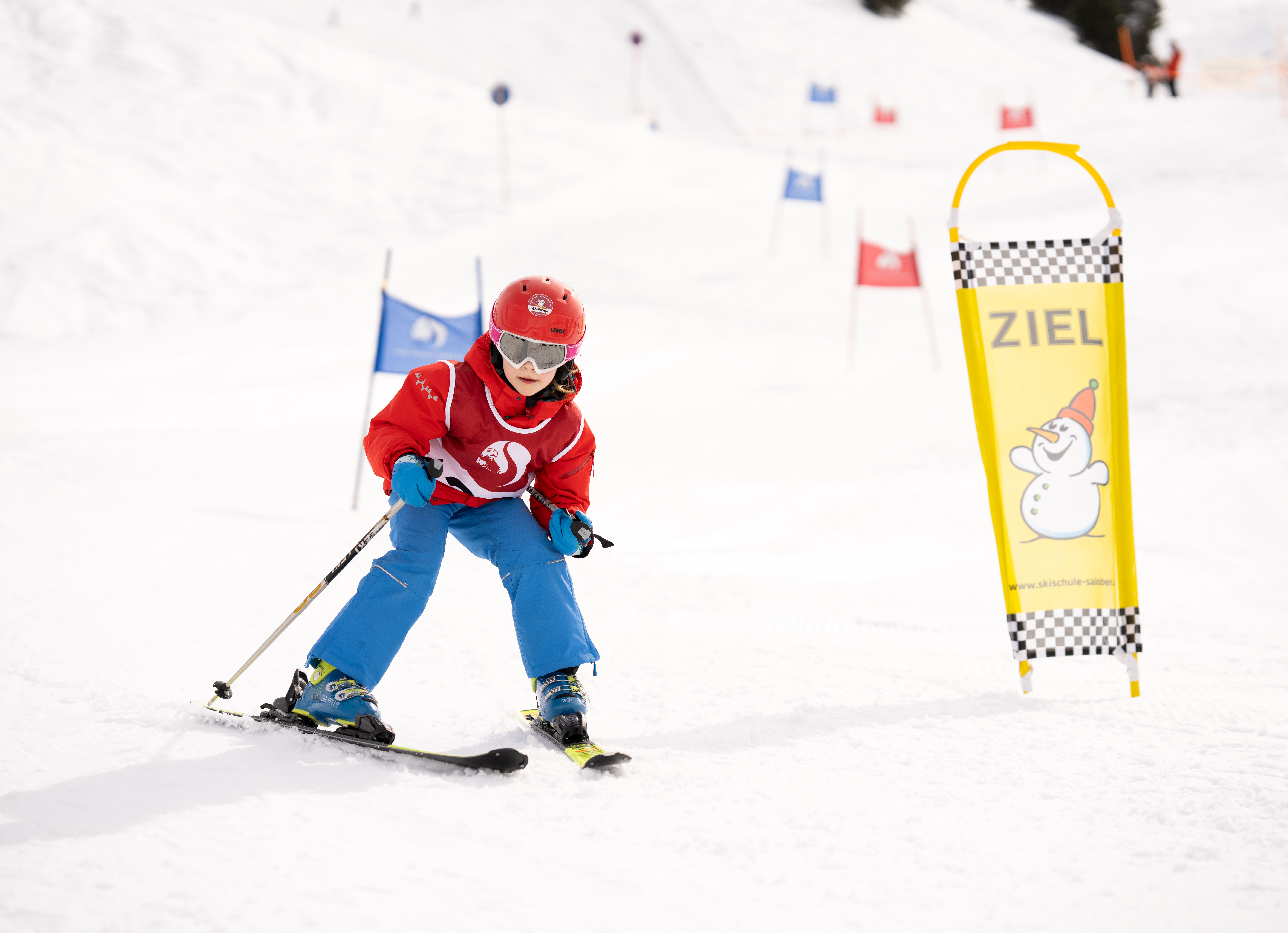 Skilessen voor kinderen (4-12 jaar) met ski-ervaring met Skischule Salober-Schröcken.