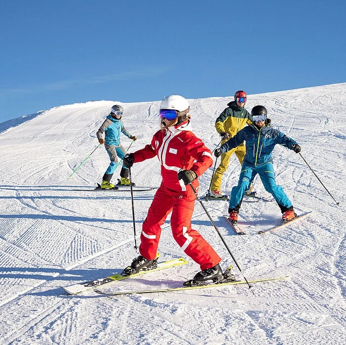 Skilessen voor volwassenen voor licht gevorderden met Skischule Salober-Schröcken.