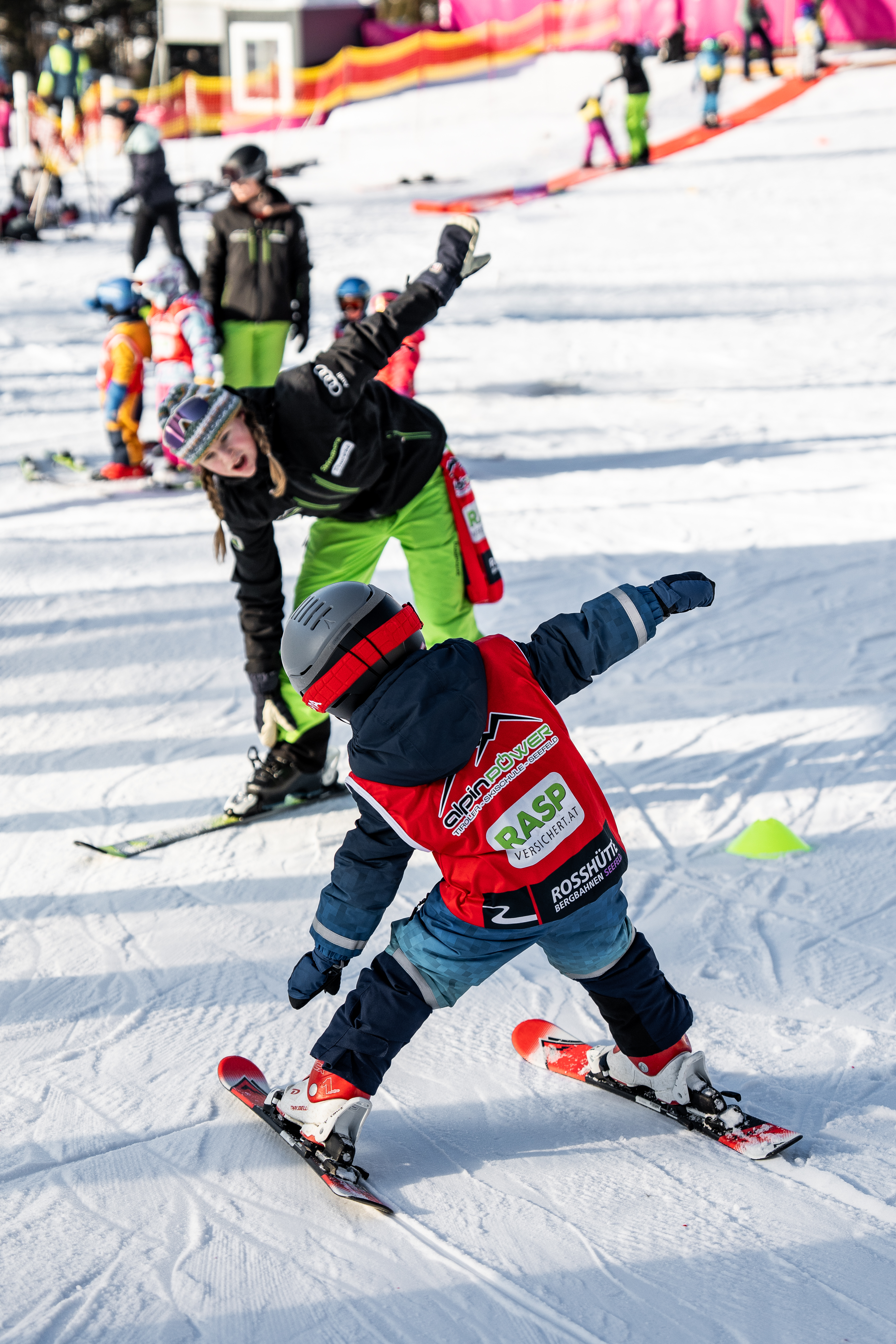 Kids Ski Lessons (5-15 y.) for Kids with Experience from Skischule Alpinpower Seefeld.