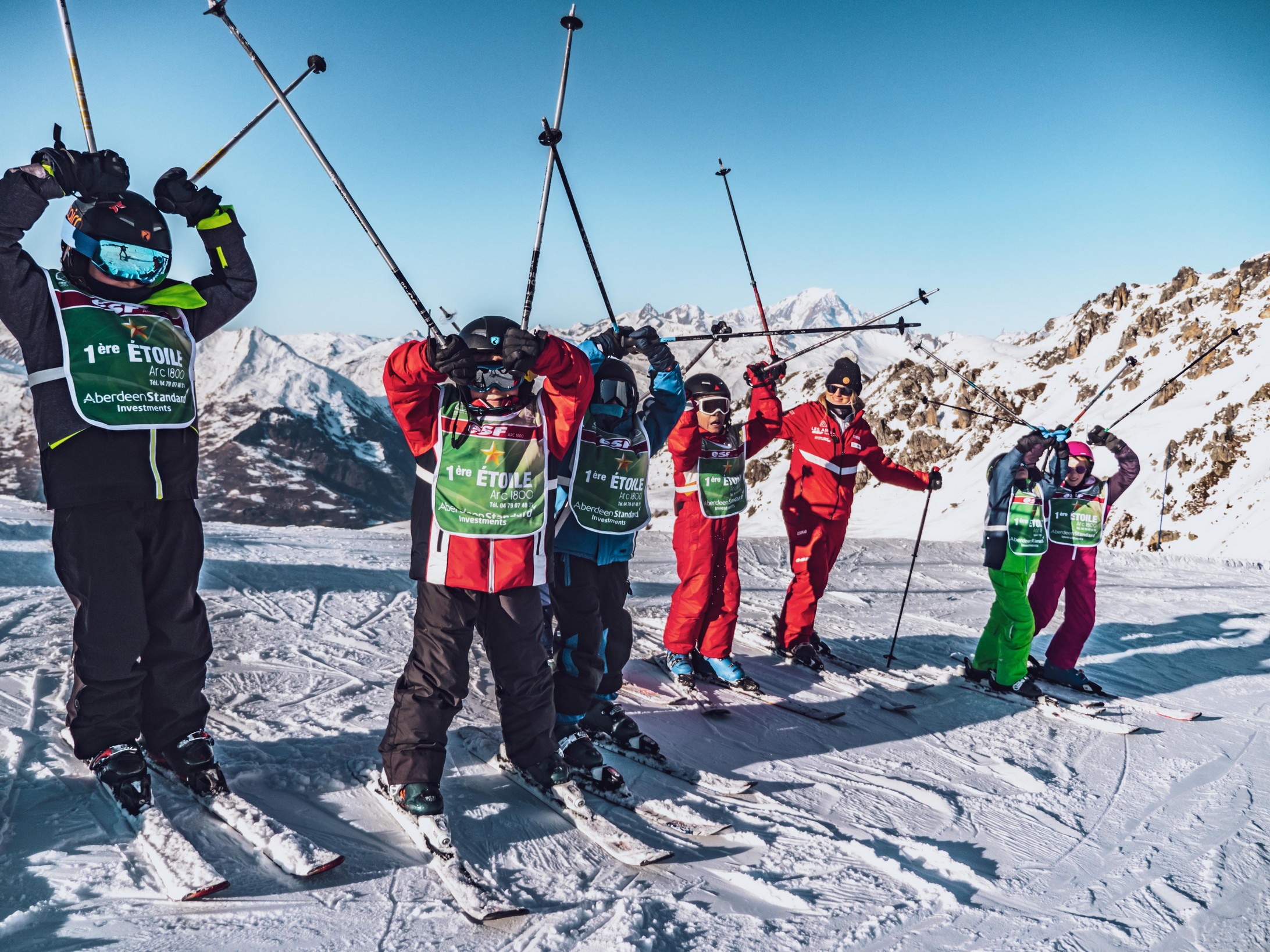 Clases de esquí para niños (4-12 años) para todos los niveles - Super 8.