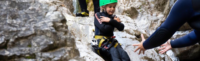 Canyoning facile à Ried im Oberinntal avec H2O Adventure Ried.