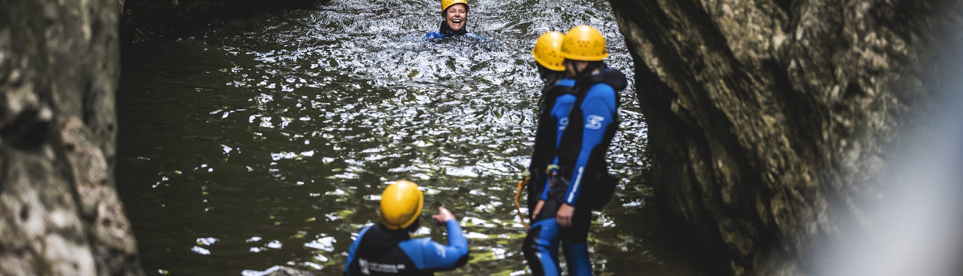 Canyoning Schwarzwasserbach - Level 3 for athletic people.