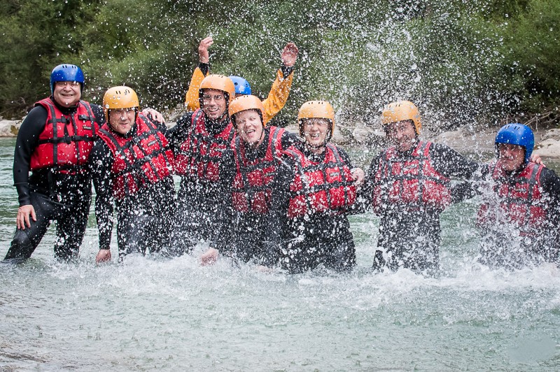 Rafting auf der Saalach durch das Auer Loch - Classic 3.