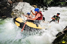 Power Rafting op de Saalach voor experten - World Cup Combi Power Rafting op de Saalach voor experten - World Cup Combi