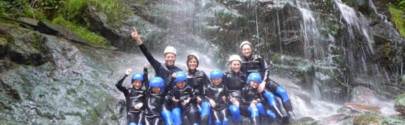 Family Canyoning in Zillertal for Kids.