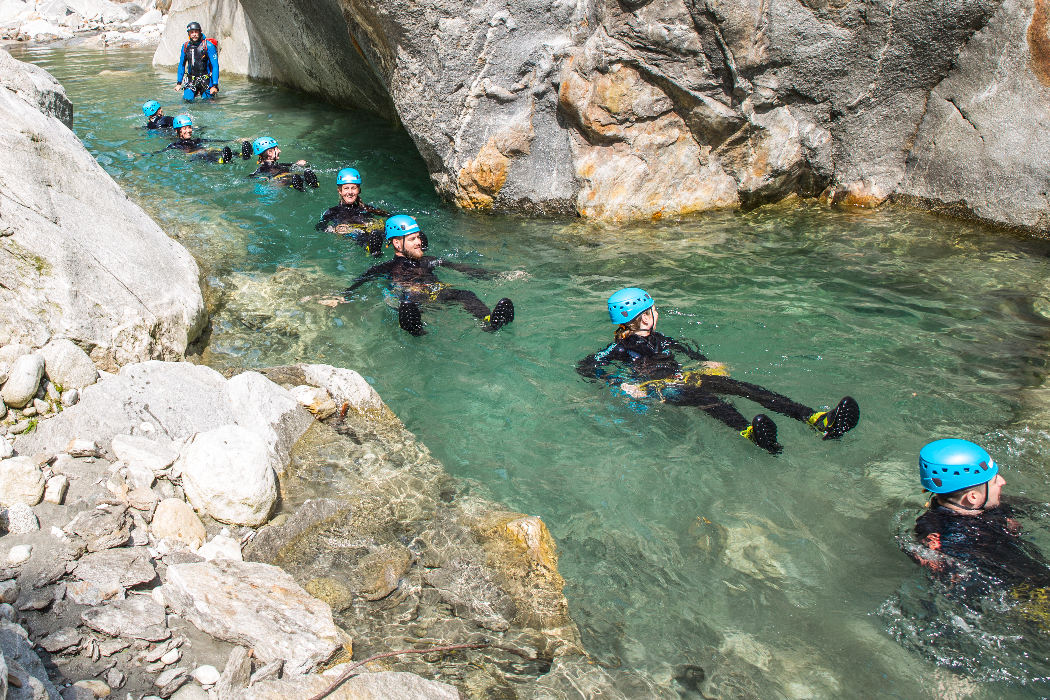 Canyoning in Zemmschlucht for Families from Mountain Sports Mayrhofen.