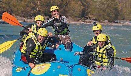 A group during Challenging Rafting on the Isel River in Lienz with CAM & COOL'S Kärnten & Osttirol