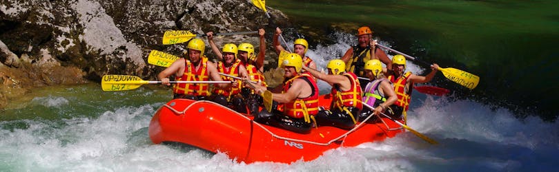 Rafting on the Salza River in Gesäuse National Park.