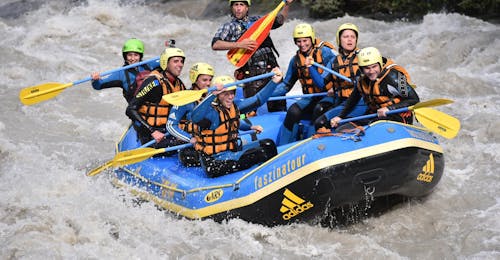 Rafting in Haiming through Imster Schlucht for Explorers from Outdoor Ötztal Rafting in Haiming through Imster Schlucht for Explorers from Outdoor Ötztal.