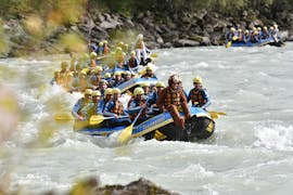 Rafting in Imster Schlucht in Haiming for Bachelor Parties from Outdoor Ötztal.