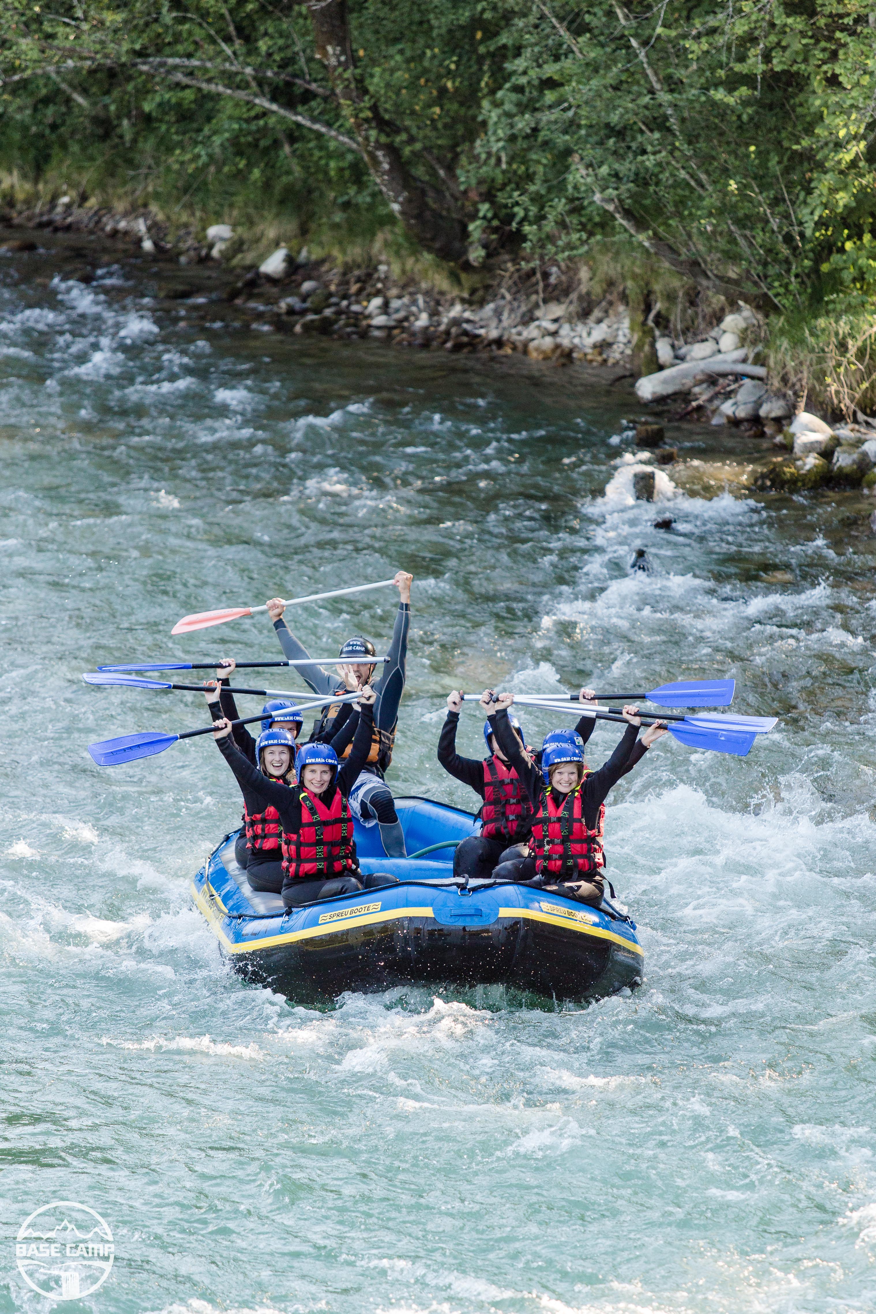 Rafting on the Saalach River in Lofer - 7 Rapids Tour.