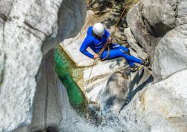 Canyoning in der Boggera Schlucht im Tessin ab Cresciano mit Ticino Adventures