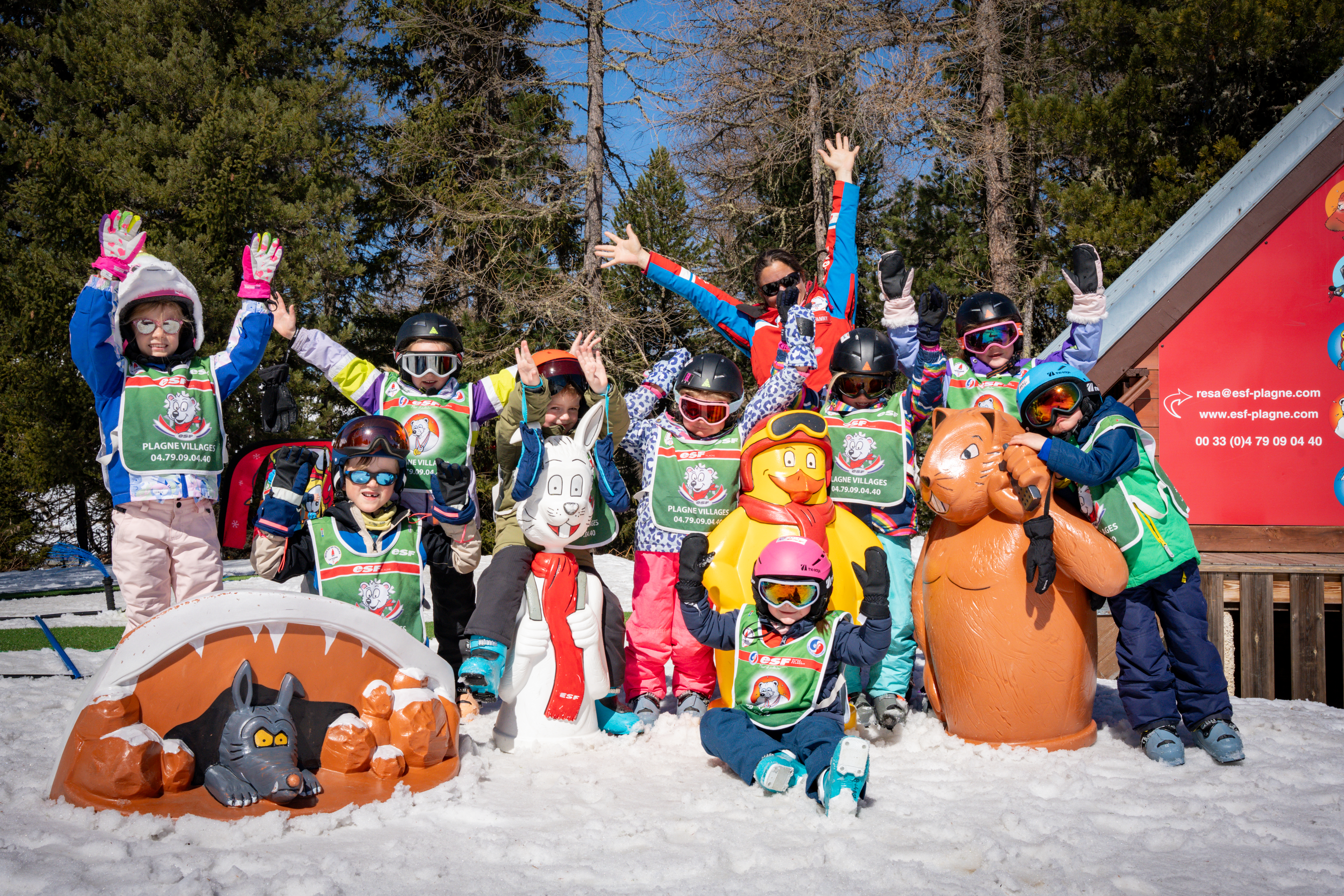 Cours de ski Enfants "Piou Piou" (3-4 ans).