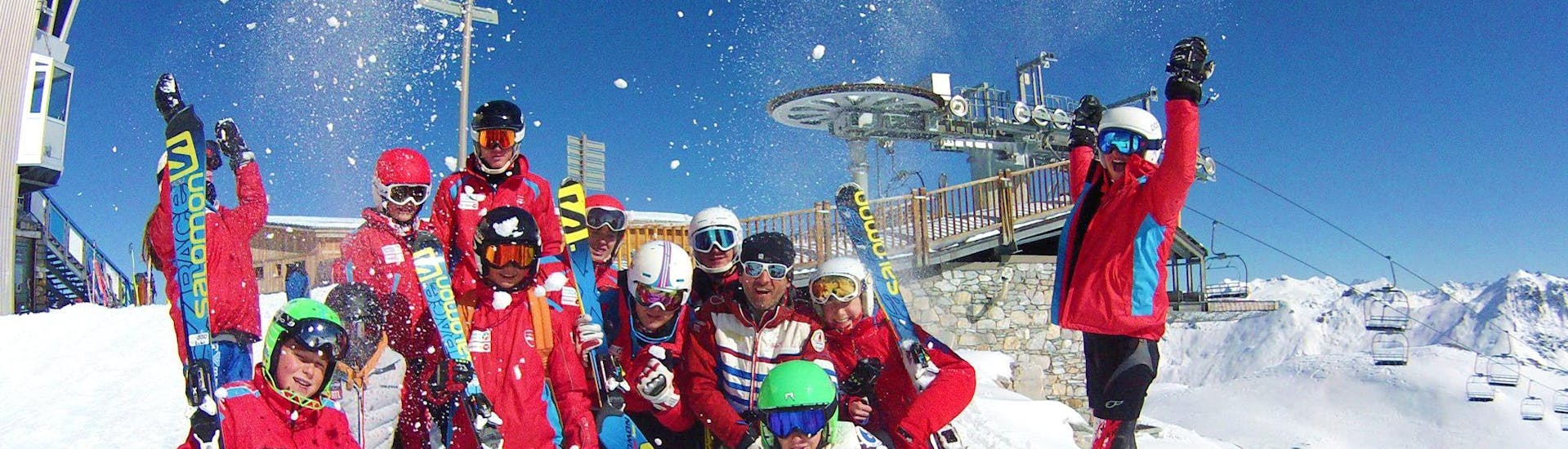skiing-lessons-for-teens-13-18-years-morning-holidays-esf-la-plagne-hero
