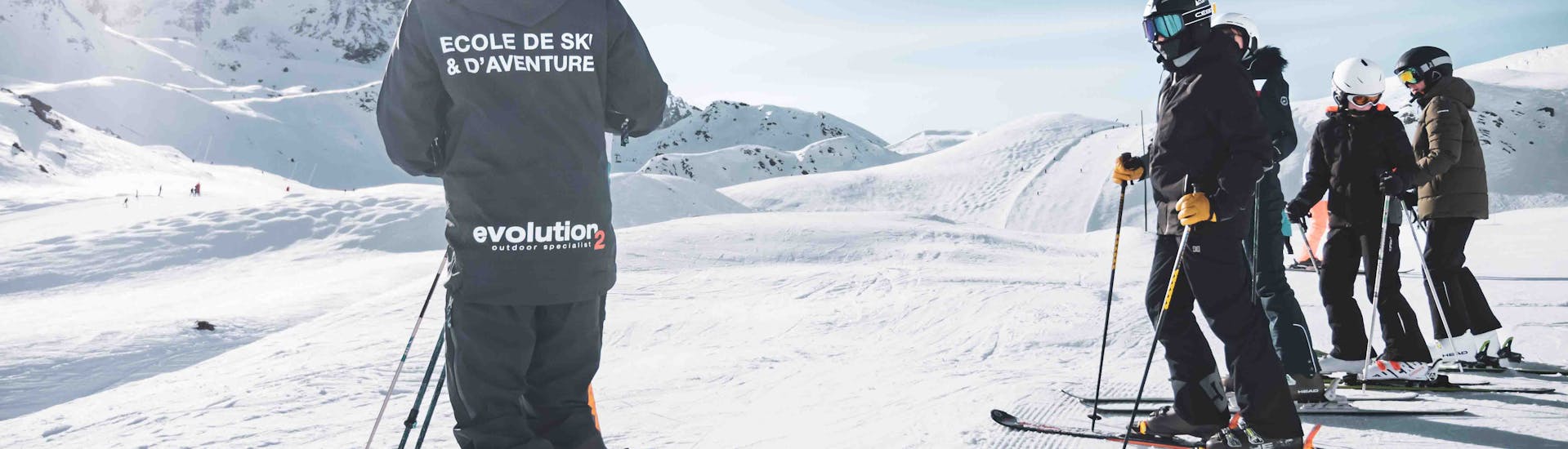 Skikurse für Erwachsene für alle Levels - Arc 1800 mit Arc Aventures by Evolution 2 1800 .