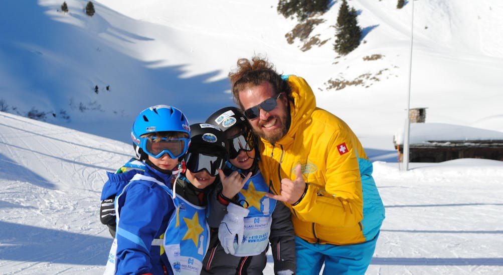 ▷ Cours de ski Enfants Kids Club (3-12 ans) à partir de 94 CHF -  Villars-Bretaye - CheckYeti