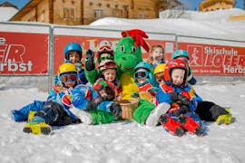 Kinder-Skikurs "Lofinos Schneesternchen" (3-4 J.) mit Herbst Skischule Lofer.