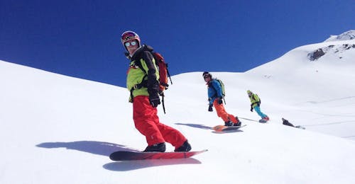 Snowboardlessen (vanaf 8 jaar) met Skischool ESF La Plagne Snowboardlessen (vanaf 8 jaar) met Skischool ESF La Plagne.